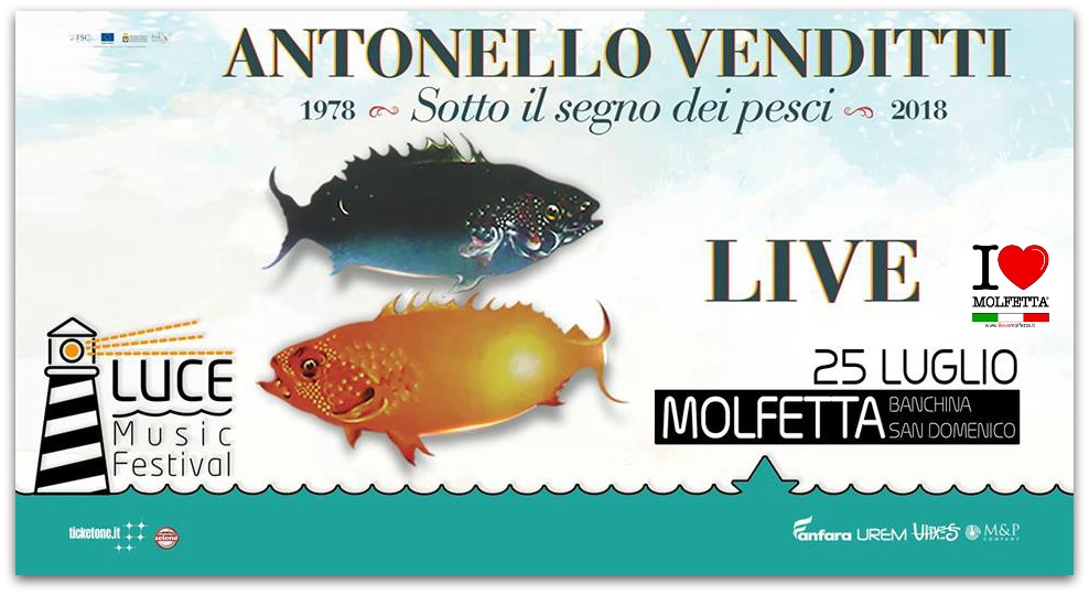 Antonello Venditti in concerto a Molfetta