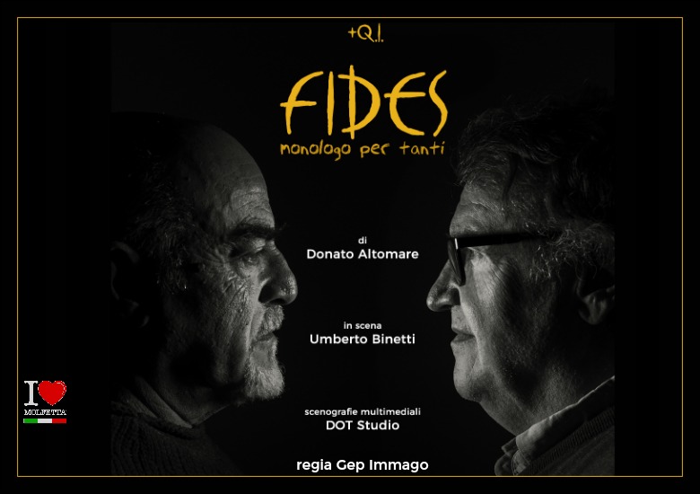 A teatro con Umberto Binetti e Donato Altomare: Fides