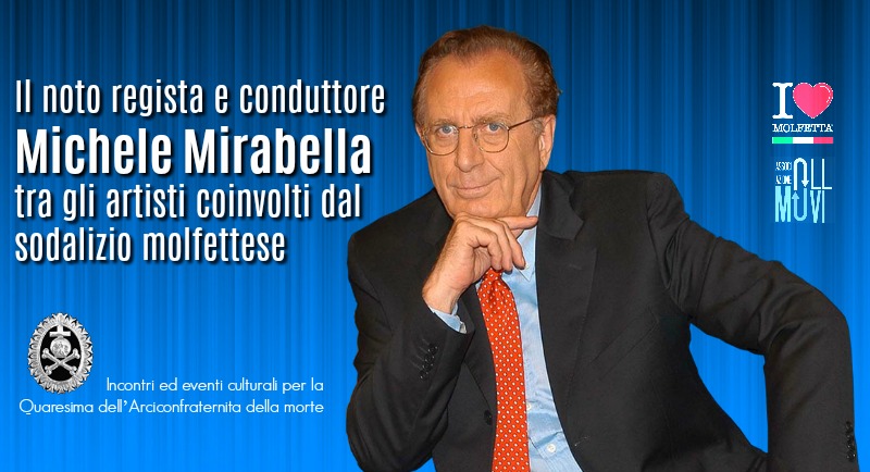 Michele Mirabella tra gli artisti coinvolti dal sodalizio molfettese