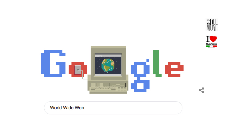 Google celebra il 30 anniversario del World Wide Web con un bellissimo doodle 