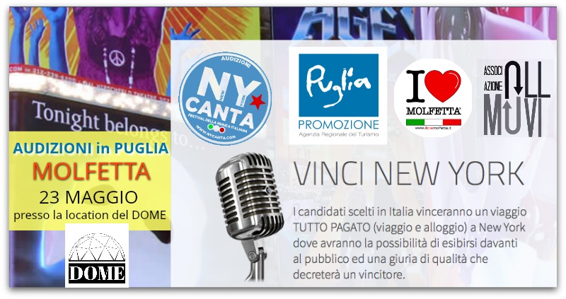 Festival della Musica Italiana di New York con il Patrocinio di Pugliapromozione