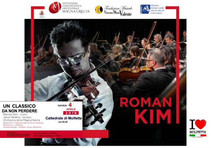 Roman Kim in concerto a Molfetta