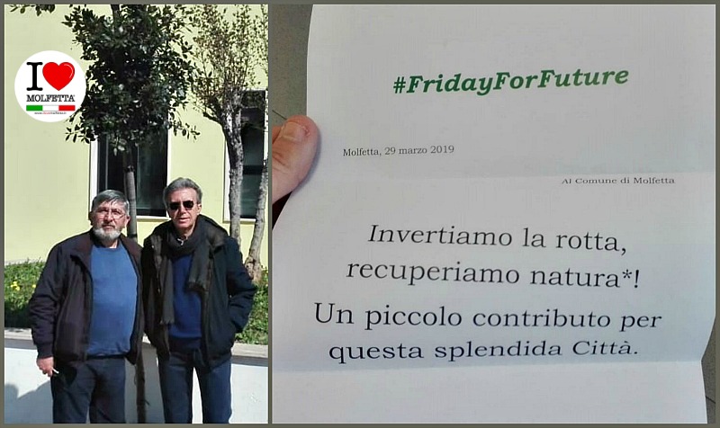 Friday for future: regala un albero ai pescatori molfettesi