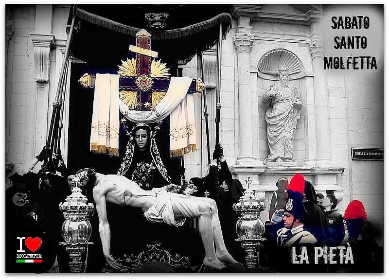 La processione del  Sabato Santo a Molfetta