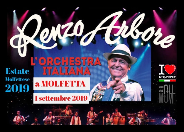 Renzo Arbore in concerto a Molfetta