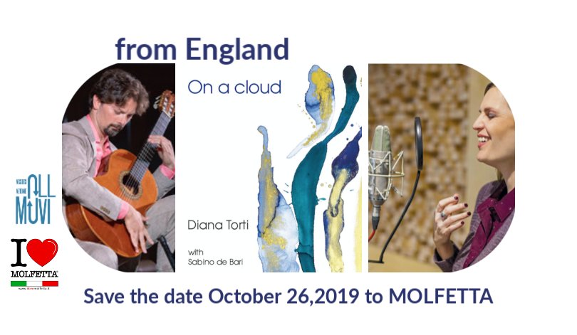 From England: On a cloud, duo voce e chitarra classica molfettese