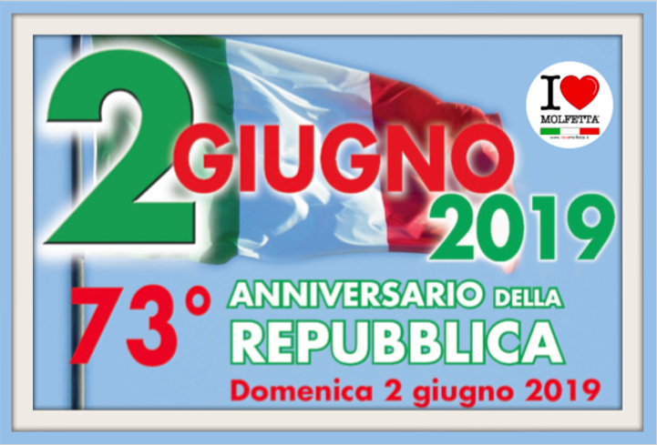 73esimo anniversario della Repubblica Italiana,