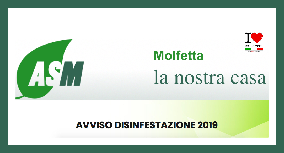 A Molfetta operazioni di disinfestazione