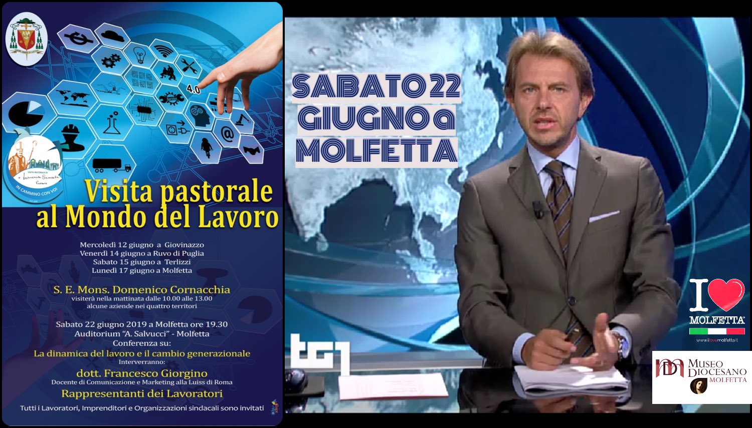 Francesco Giorgino a Molfetta: La dinamica del lavoro e il cambio generazionale