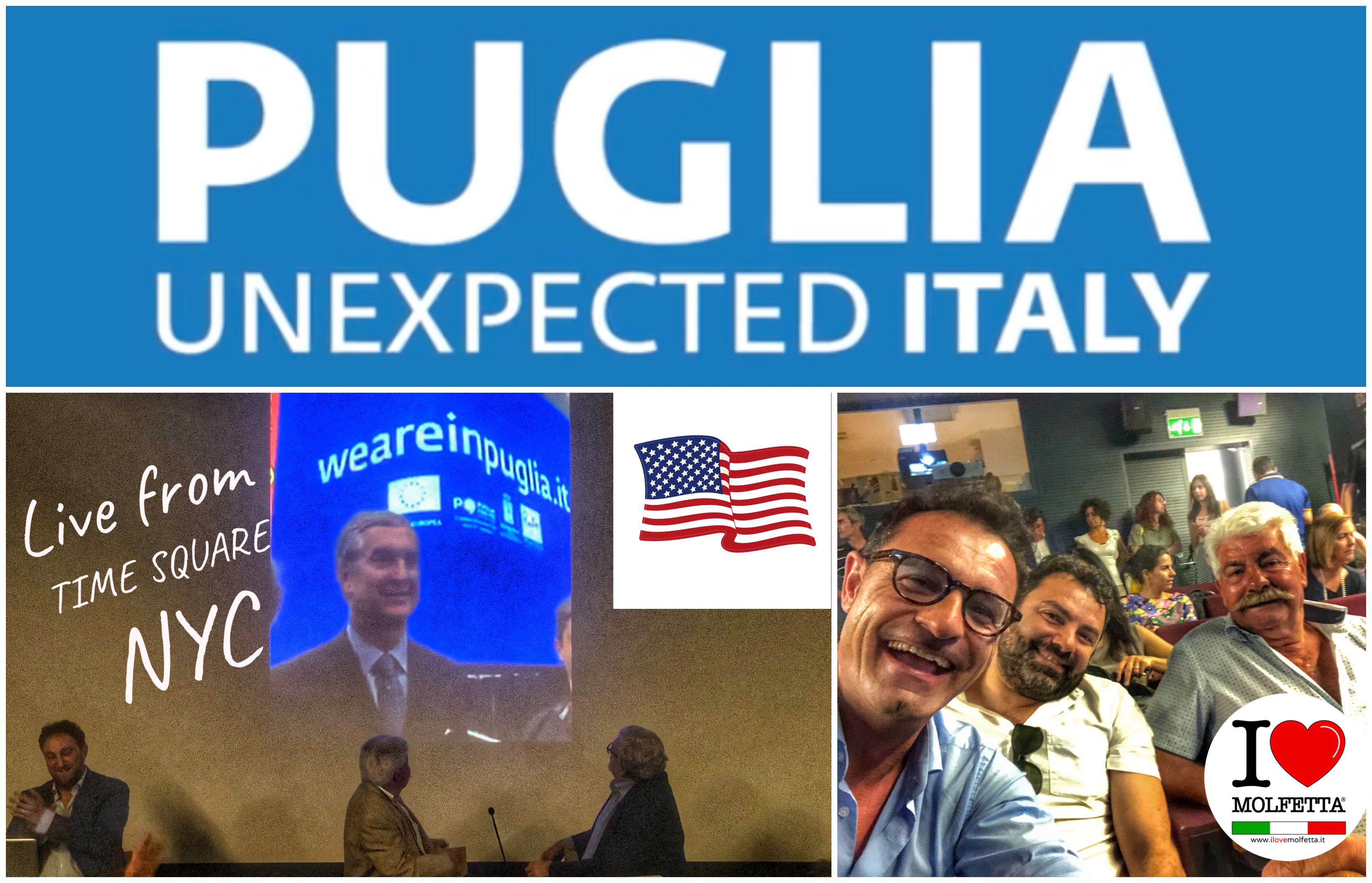 A Times Square NYC la campagna video Puglia Unexpected Italy #weareinpuglia