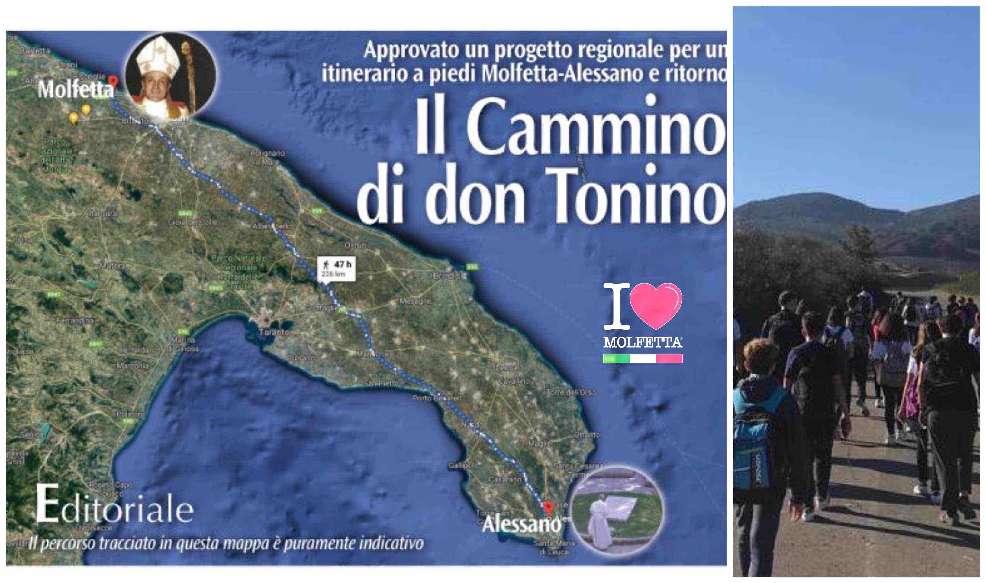 Il Cammino di don Tonino, il progetto sara' presentato a Molfetta