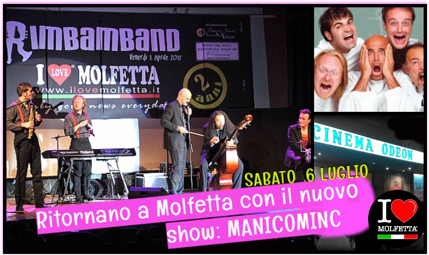 La Rimbamband ritorna a Molfetta con il nuovo show Manicomic