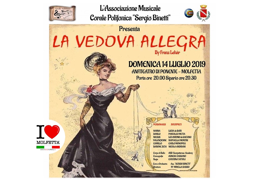 Operetta: La Vedova Allegra, a Molfetta