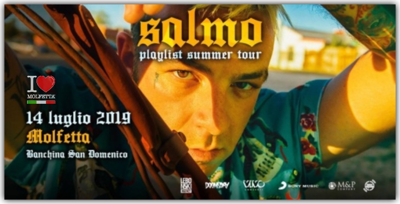 Salmo in concerto a Molfetta