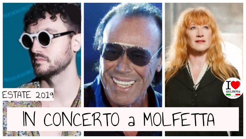 Carl Brave, Antonello Venditti e Loreena McKennitt live a Molfetta