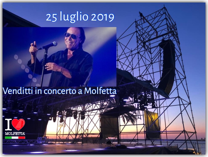 Venditti in concerto a Molfetta: la scaletta