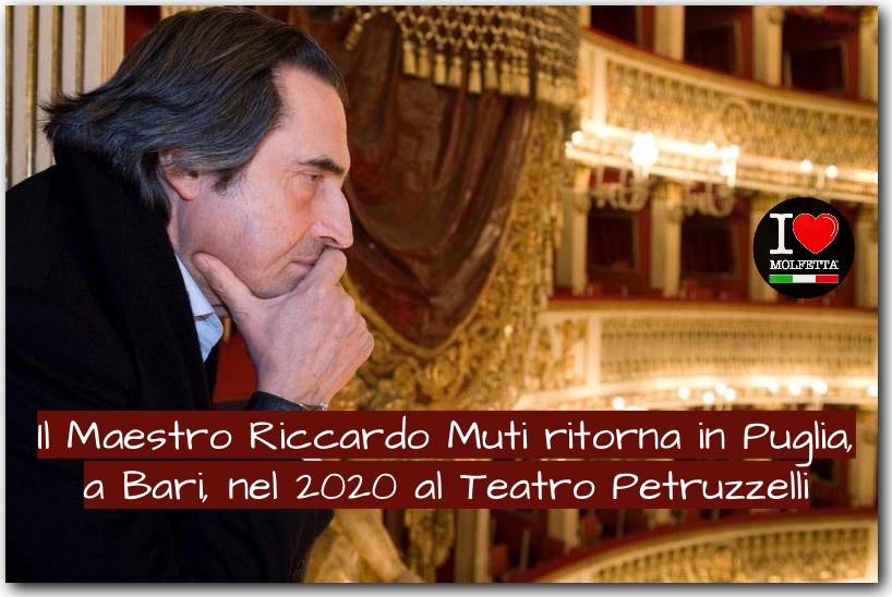 Nel 2020 al Teatro Petruzzelli arriva Riccardo Muti