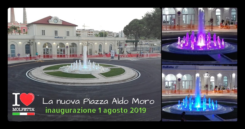 A Molfetta si inaugura la nuova piazza Aldo Moro