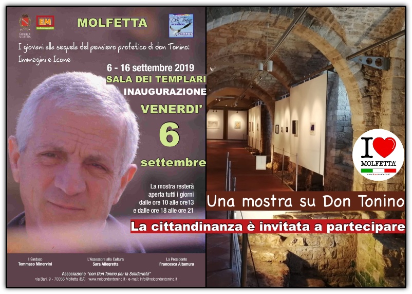 A Molfetta una mostra su don Tonino Bello