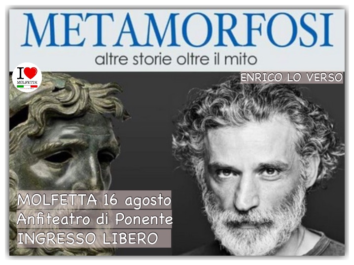 Le Metamorfosi: Enrico Lo Verso accompagnato al pianoforte con Mirko Signorile