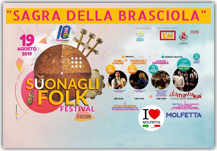 A Molfetta lunedi' 19 agosto: Sagra della Brasciola