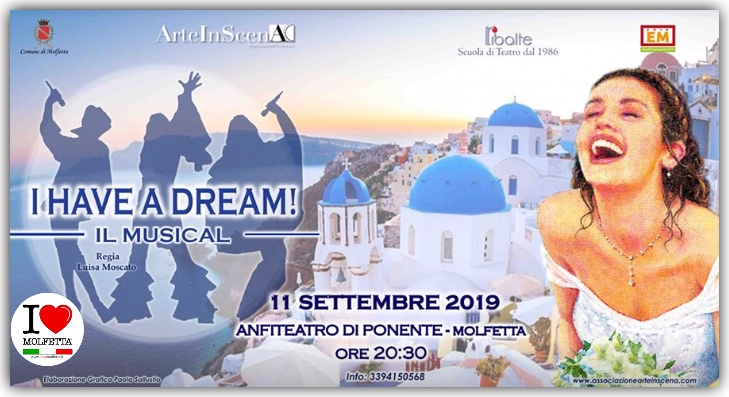 A grande richiesta torna a Molfetta il musical: I have a dream