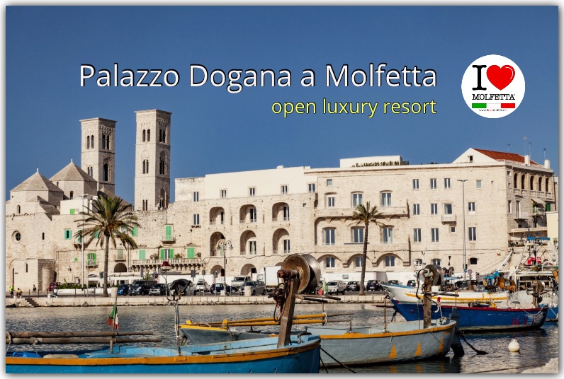 Resort di lusso: questa la nuova vita di Palazzo Dogana a Molfetta