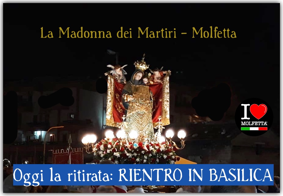 La Madonna dei Martiri rientra in Basilica