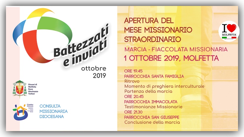 Mese Missionario Straordinario. Marcia di apertura a Molfetta