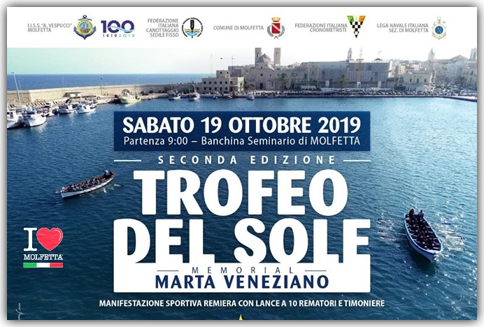 A Molfetta la seconda edizione Trofeo del Sole