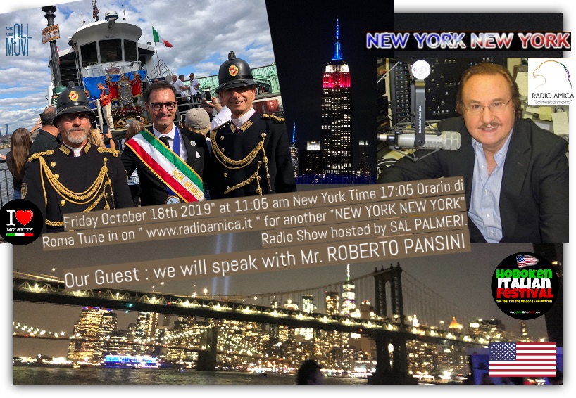 Nel programma radiofonico di: New York New York intervistato Roberto Pansini