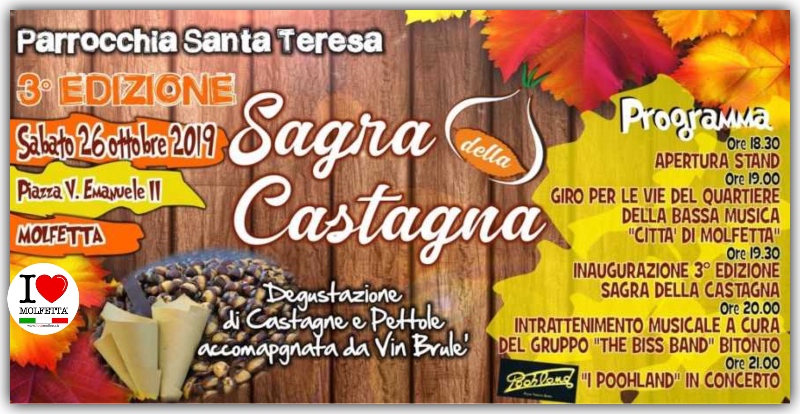 A Molfetta la Sagra della Castagna