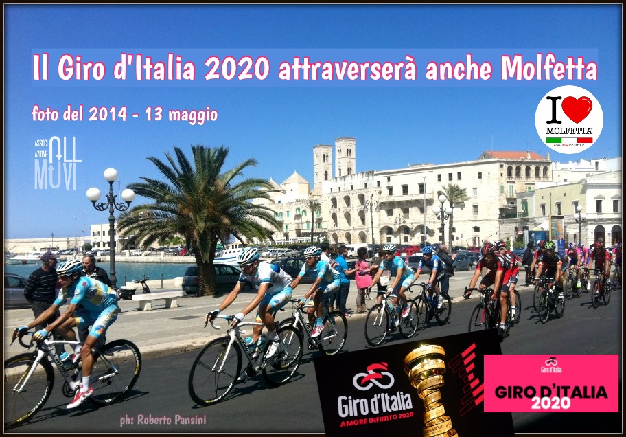 Attraversera' la Puglia e passera da Molfetta: il giro d ' Italia 2020