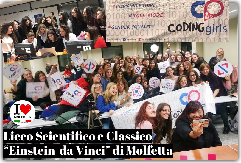 Hackaton Coding Girls to Molfetta by Liceo Scientifico e Classico 