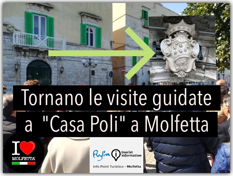 Tornano le visite guidate a Casa Poli a Molfetta 