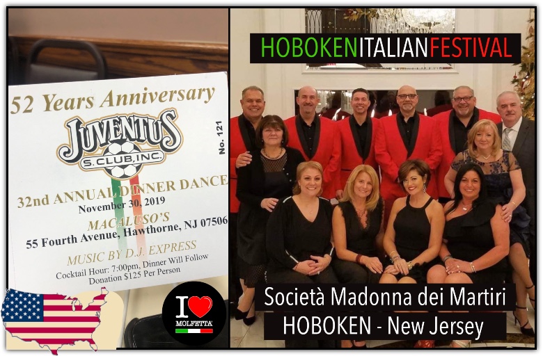 La Societa' MdM di Hoboken partecipa al Dinner Dance degli amici