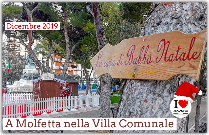 A Molfetta il Villaggio di Natale e pista di ghiaccio in villa