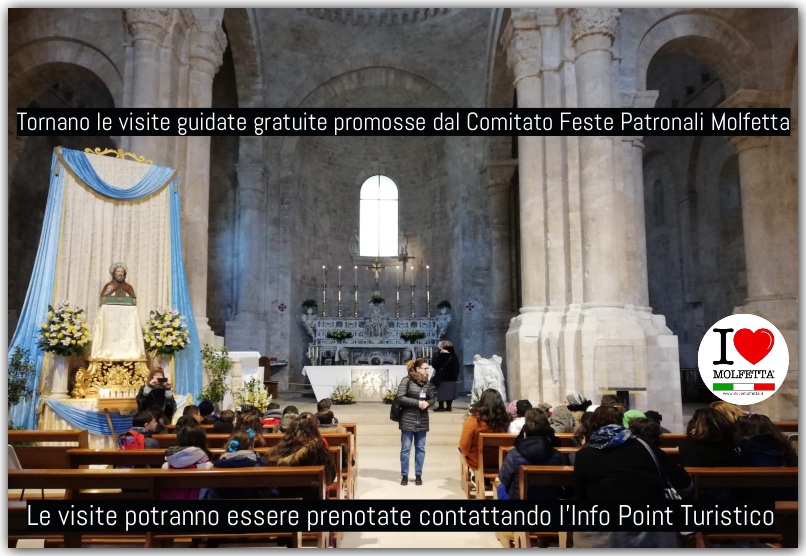 Tornano le visite guidate gratuite promosse dal Comitato Feste Patronali Molfetta