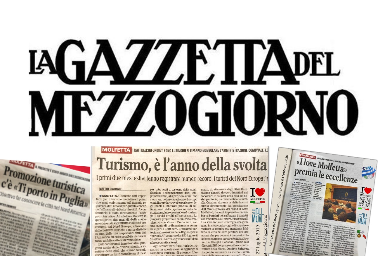 La Gazzetta del Mezzogiorno dedica una pagina intera a Molfetta