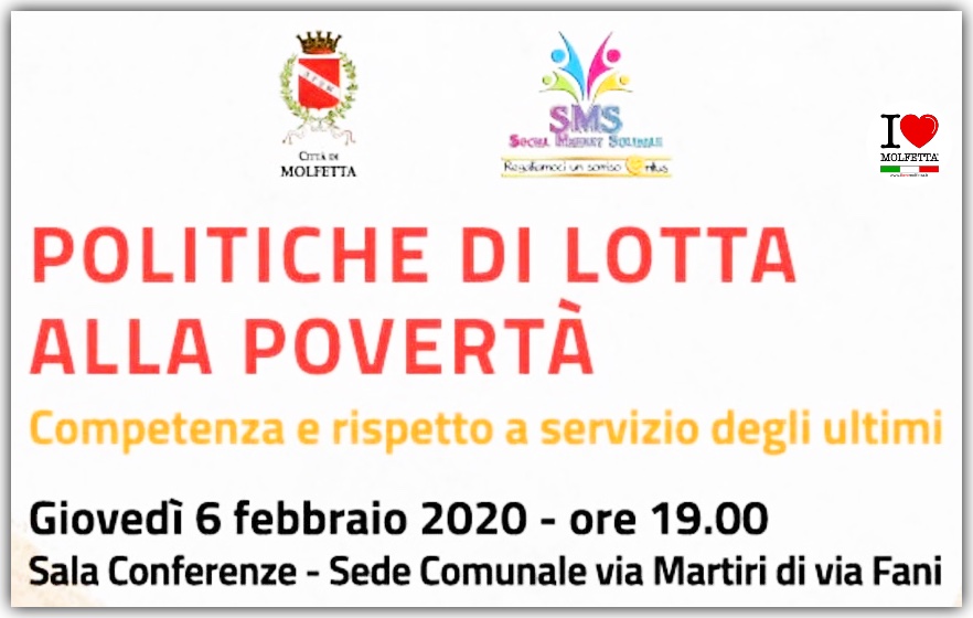 Un incontro sulle politiche di lotta alla poverta' 