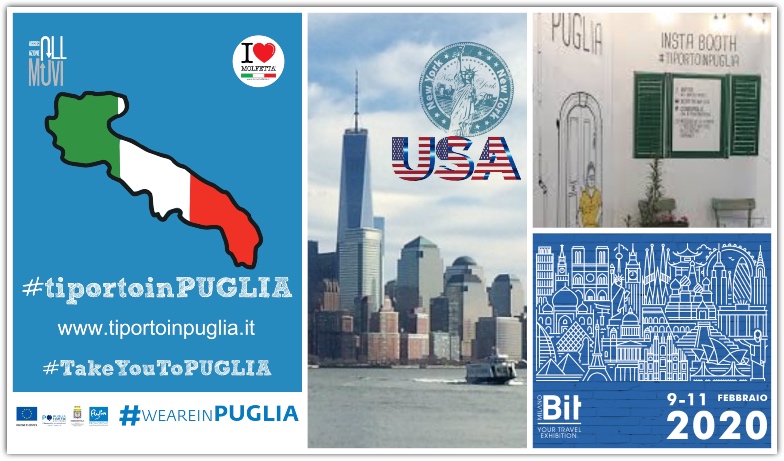 Hashtag #TiportoinPuglia presente alla BIT 2020