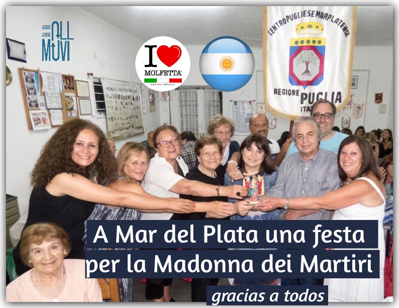 A Mar del Plata una festa per la Madonna dei Martiri