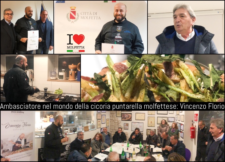 Ambasciatore nel mondo della cicoria puntarella molfettese: Vincenzo Florio