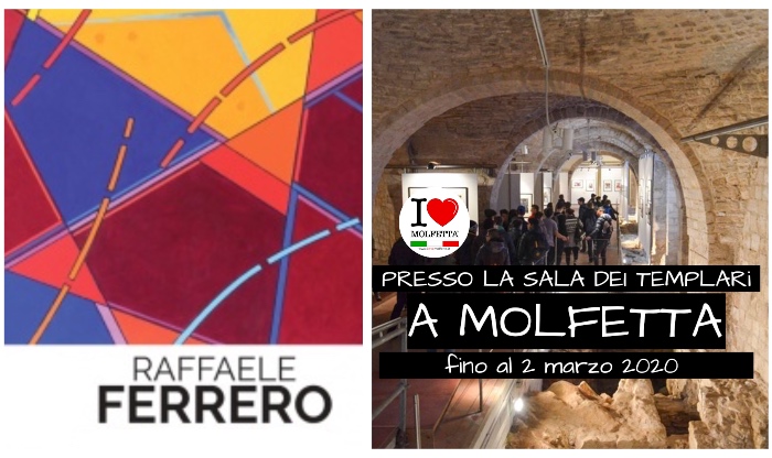 La Sala dei Templari di Molfetta ospita Raffaele Ferrero