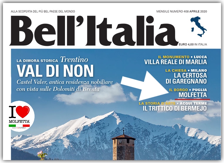 Molfetta sul mensile Bell ' Italia