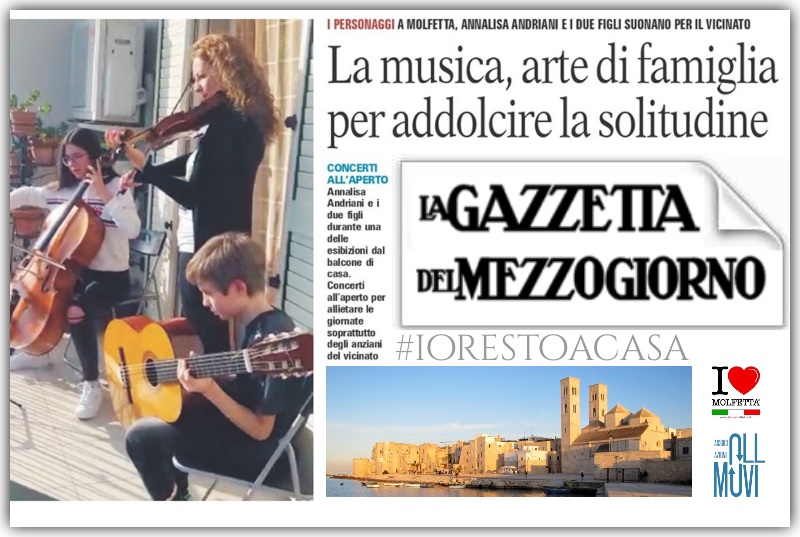 Un violino, un violoncello, una chitarra: insieme a tanta passione