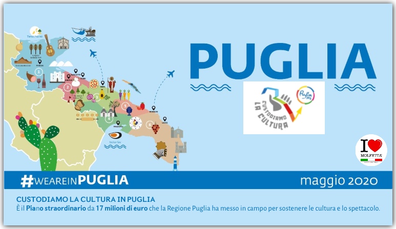 In Puglia: 17 milioni di euro a sostegno del comparto cultura e spettacolo