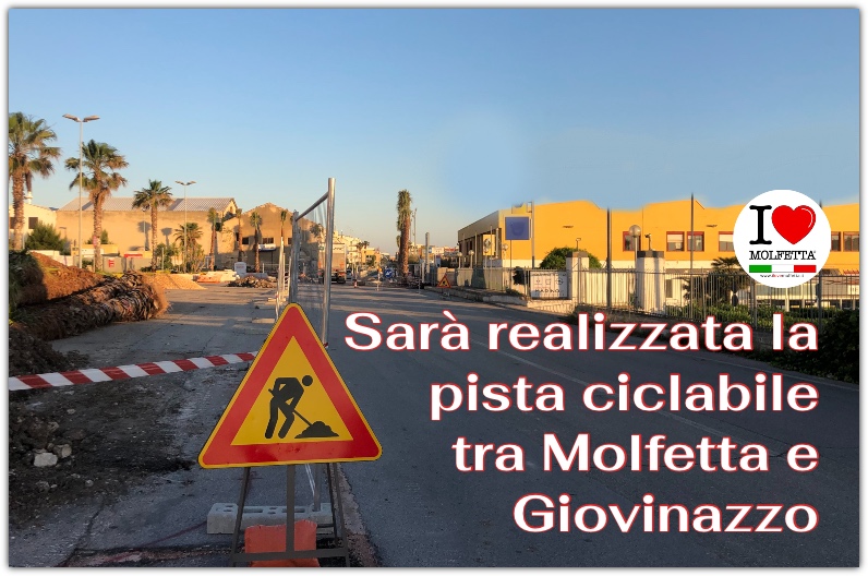 Sara' realizzata la  pista ciclabile tra Molfetta e Giovinazzo