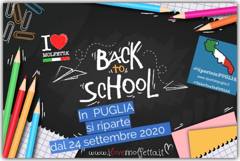 La scuola in Puglia, a Molfetta, riparte giovedi' 24 settembre