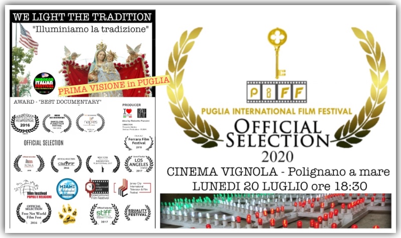 Il documentario: Illuminiamo la tradizione, vincitore di 3 award, apre il PiFF 